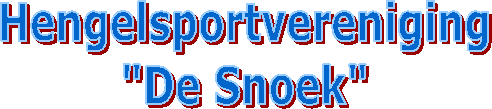 Hengelsportvereniging
"De Snoek"