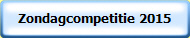 Zondagcompetitie 2015