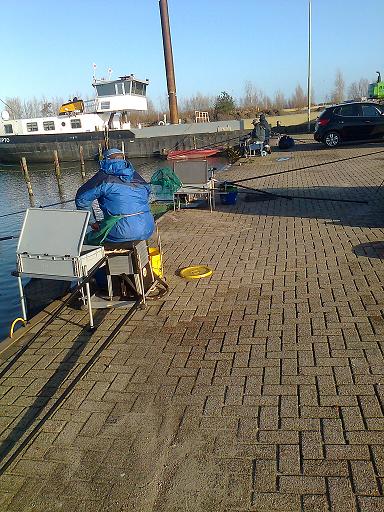 Bart van Middendorp (op de rug gezien) en in de verte Gert Worst werden de uiteindelijke winnaars.